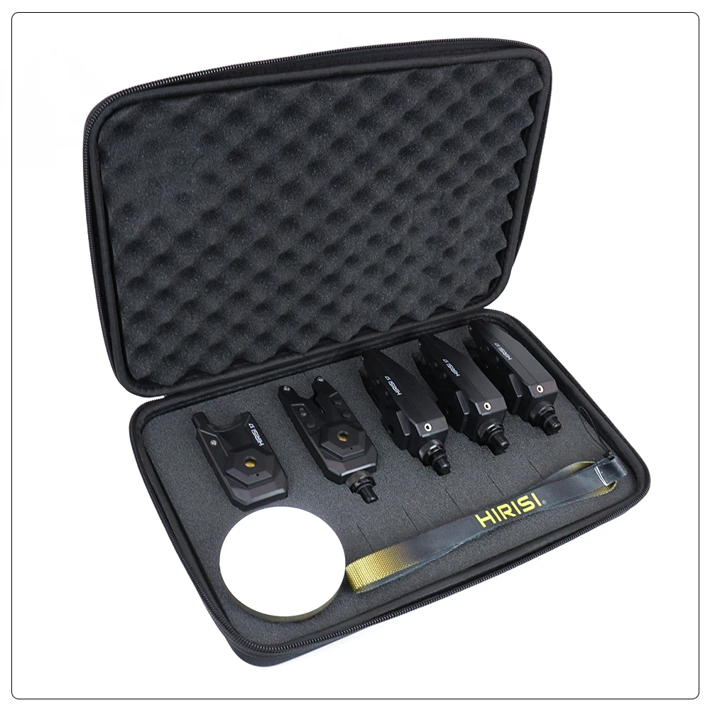 Wireless Carp Fishing Alarm Set with Camping Light Waterproof Bite Alarm Indicator S7-4D Fishing Accessories