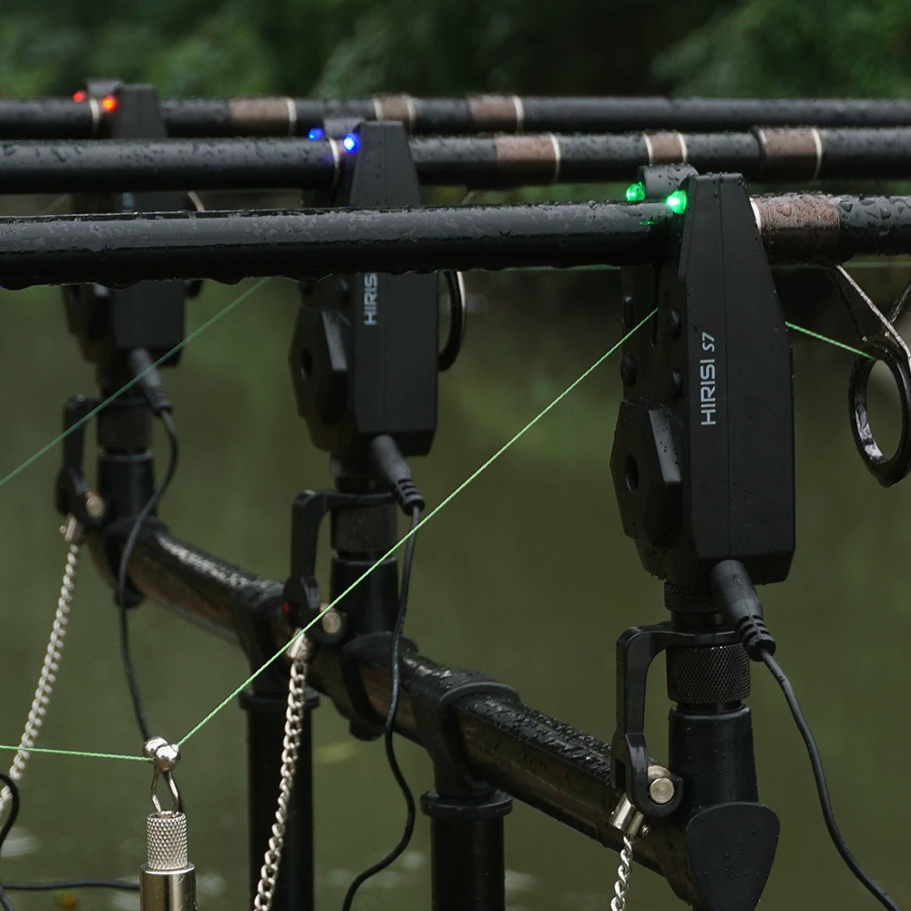 Wireless Carp Fishing Alarm Set with Camping Light Waterproof Bite Alarm Indicator S7-4D Fishing Accessories Wireless Carp Fishing Alarm Set with Camping Light Waterproof Bite Alarm Indicator S7-4D Fishing Accessories