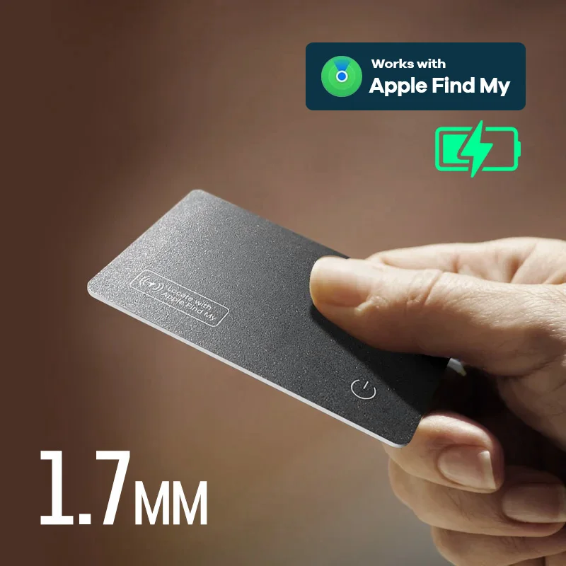 Wireless Charger Charging Tracking Card Wallet GPS Locator Smart Mini Tag
