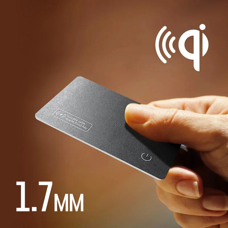 Wireless Charger Charging Tracking Card Wallet GPS Locator Smart Mini Tag