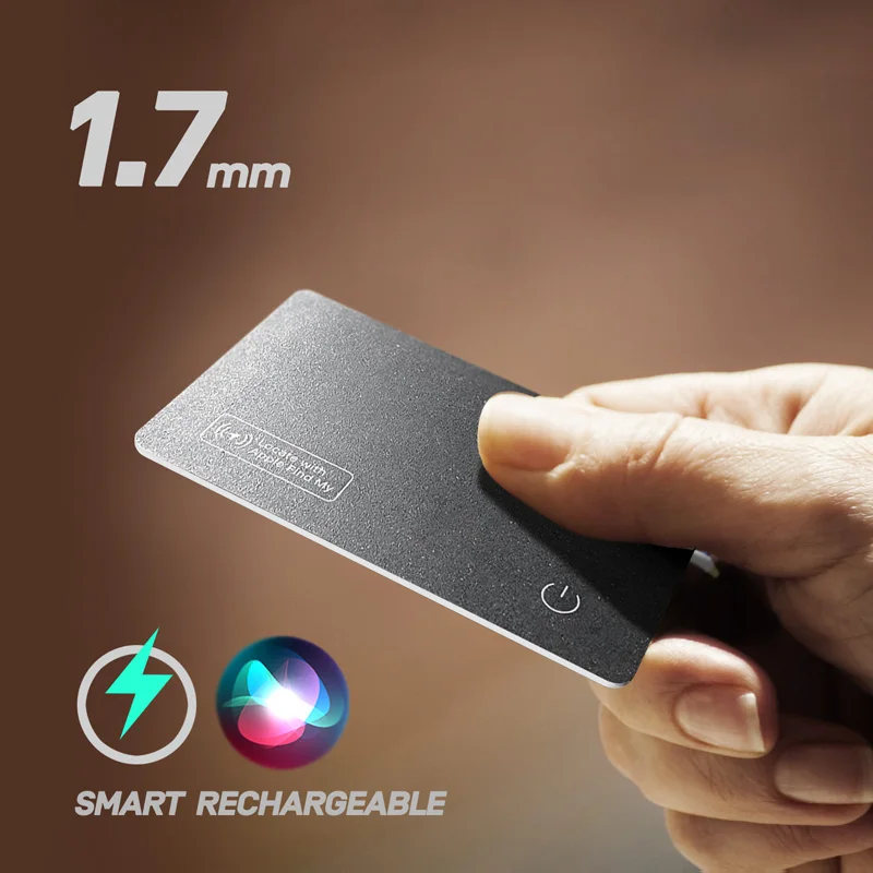 Wireless Charger Charging Tracking Card Wallet GPS Locator Smart Mini Tag