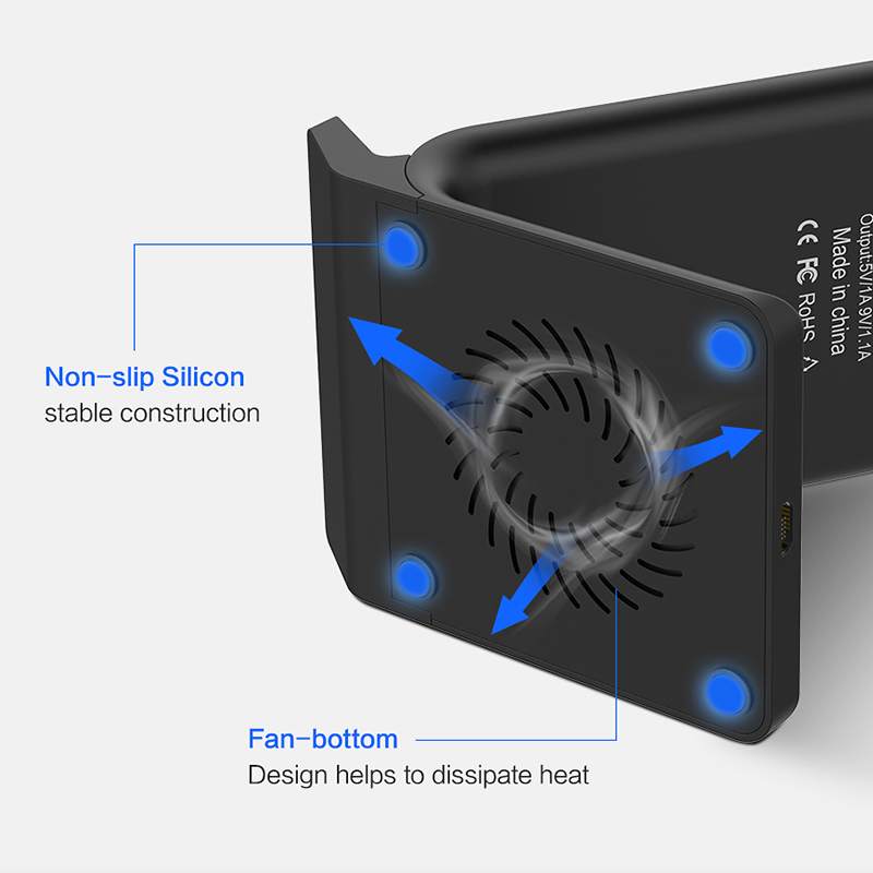 Wireless Charging Pad Smartphone Stand Dock Wireless Charging Pad Smartphone Stand Dock