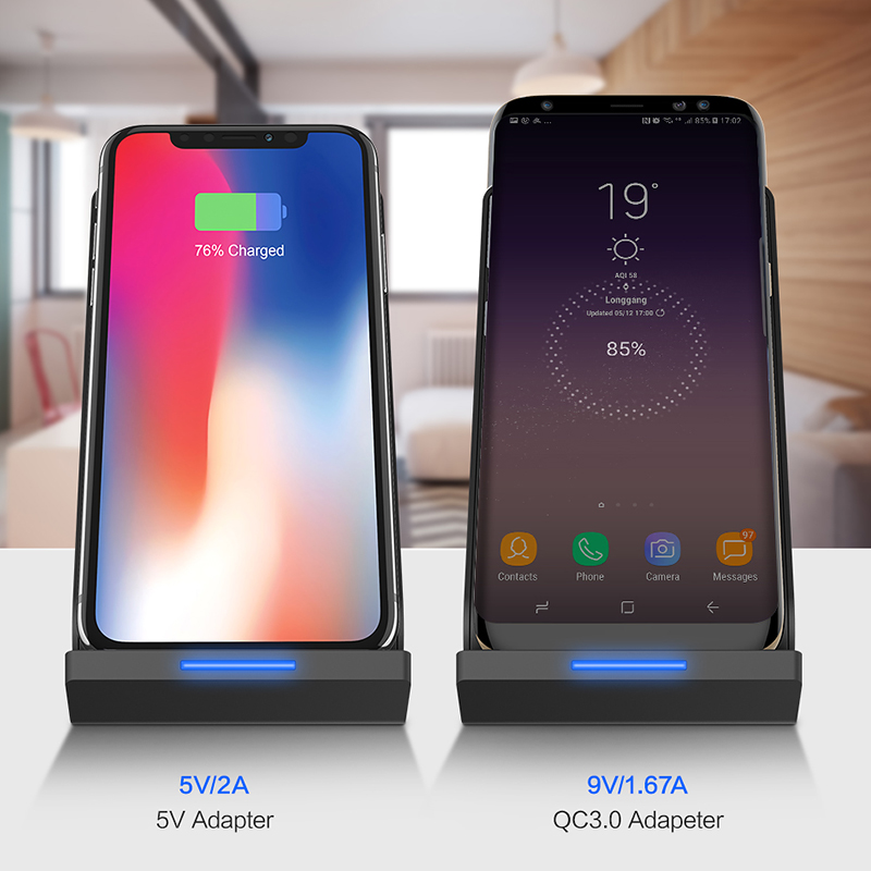 Wireless Charging Pad Smartphone Stand Dock Wireless Charging Pad Smartphone Stand Dock