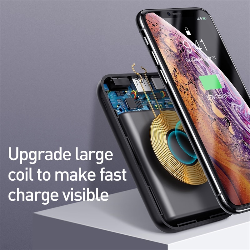 Wireless Charging Power Bank Device Wireless Charging Power Bank Device