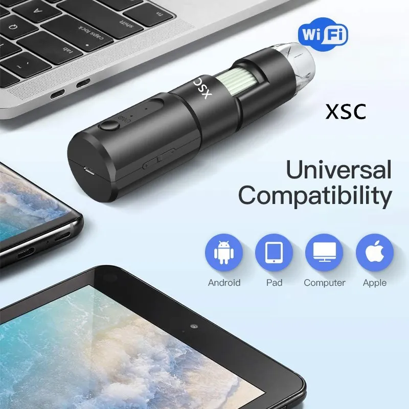 Wireless Dermatoscope Scalp Skin Analyzer Machine 1000X Facial and Body Analyzer Electronics Microscope Beauty Health Wireless Dermatoscope Scalp Skin Analyzer Machine 1000X Facial and Body Analyzer Electronics Microscope Beauty Health