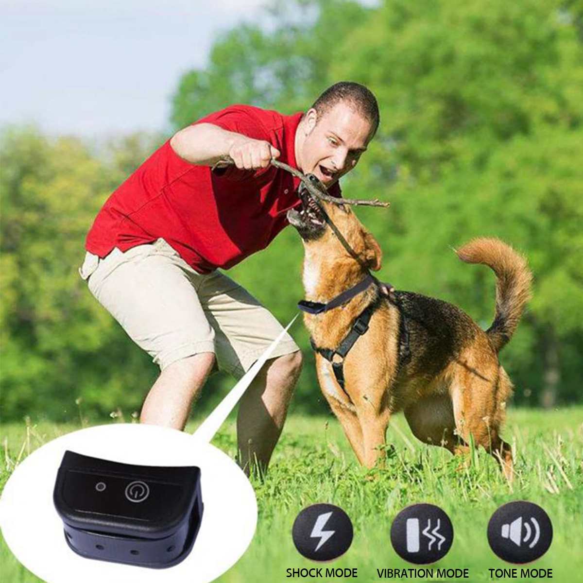 Wireless Dog Fence Collar and Controller Wireless Dog Fence Collar and Controller