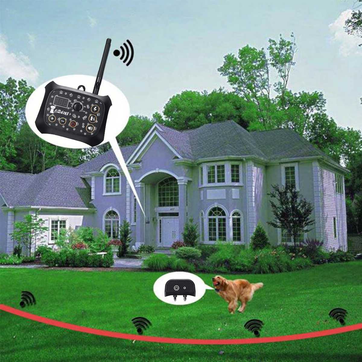 Wireless Dog Fence Collar and Controller Wireless Dog Fence Collar and Controller