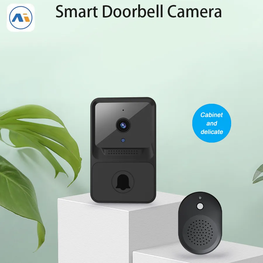 Wireless Doorbell WiFi Outdoor HD Camera Security Door Bell Night Vision Video Intercom Voice Change For Home Monitor