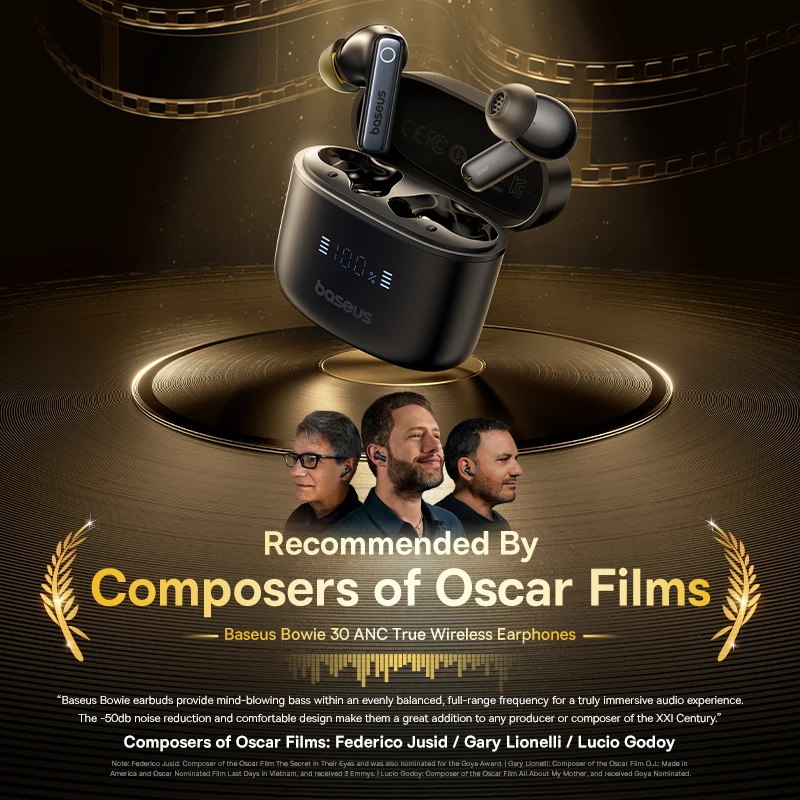 Wireless Earphones 50dB Noise Reduction 65Hrs Long Playtime Bluetooth 5.3 Earbuds 6 Mics AI Call Clear Big Bass Wireless Earphones 50dB Noise Reduction 65Hrs Long Playtime Bluetooth 5.3 Earbuds 6 Mics AI Call Clear Big Bass