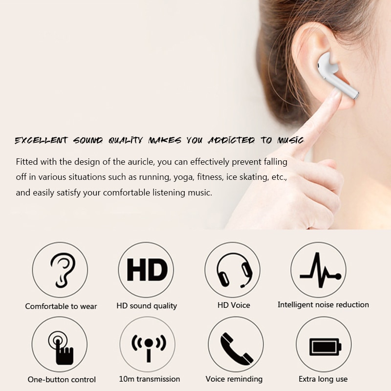 Wireless Earpods Handsfree Cordless Wireless Earpods Handsfree Cordless