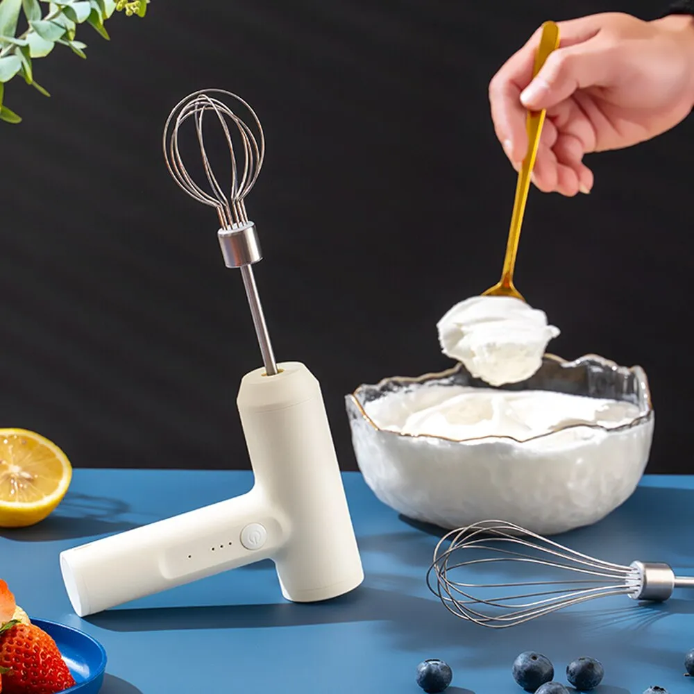 Wireless Electric Food Mixer Portable 3 Speeds Egg Beater Baking Dough Cake Cream Mixer Kitchen Tools Wireless Electric Food Mixer Portable 3 Speeds Egg Beater Baking Dough Cake Cream Mixer Kitchen Tools