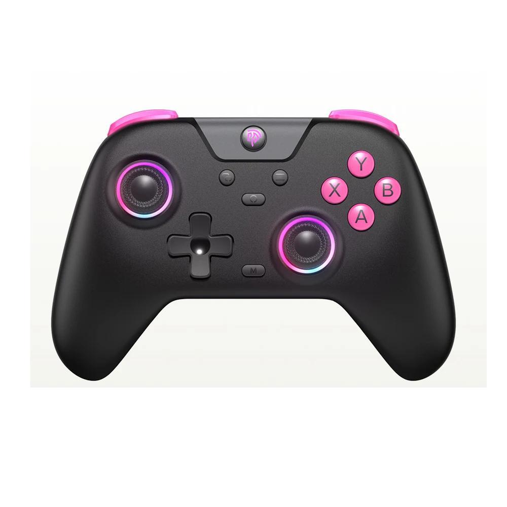 Wireless Gamepad Controller with Bluetooth, Dongle, Wired for PC/Phone/Switch/ Steam Gamer, Hall Effect