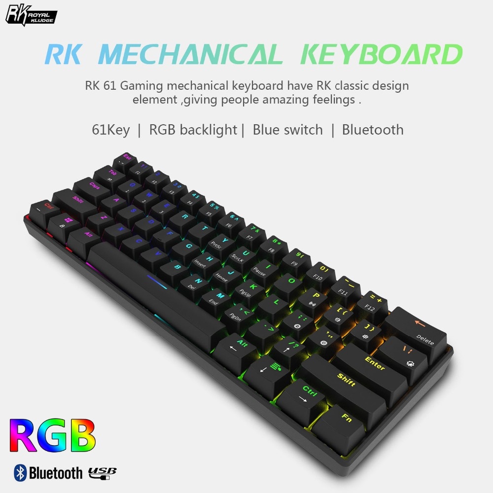 Wireless Gaming Keyboard Colorful Backlights Wireless Gaming Keyboard Colorful Backlights