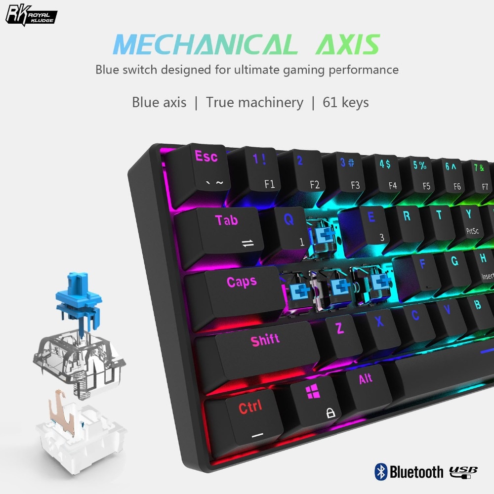 Wireless Gaming Keyboard Colorful Backlights Wireless Gaming Keyboard Colorful Backlights