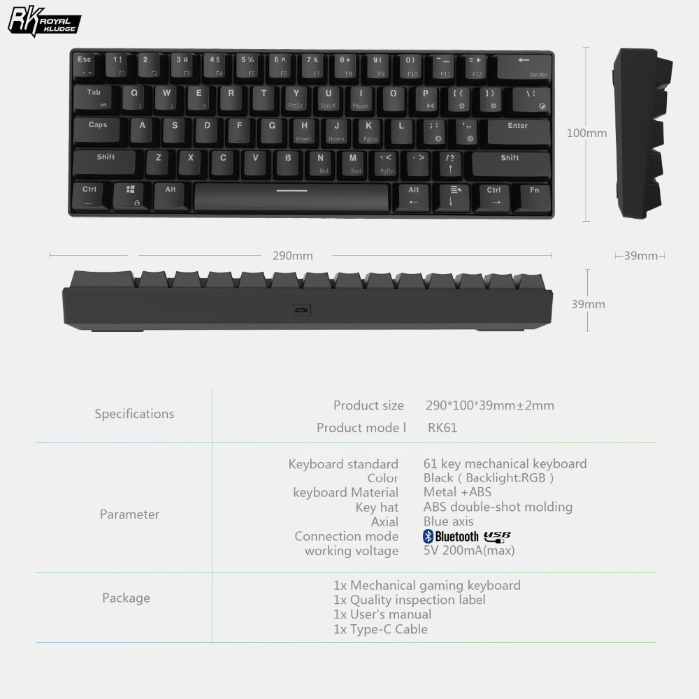 Wireless Gaming Keyboard Colorful Backlights Wireless Gaming Keyboard Colorful Backlights