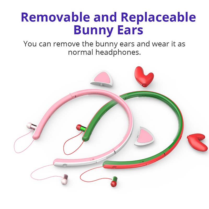 Wireless Girls Headphones Cute Bunny Ears Wireless Girls Headphones Cute Bunny Ears
