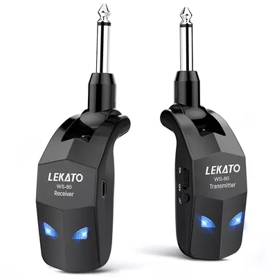 Wireless Guitar System 2.4Ghz Guitar Transmitter Receiver For Electric Guitar Wireless Transmitter Built-In Rechargeable Wireless Guitar System 2.4Ghz Guitar Transmitter Receiver For Electric Guitar Wireless Transmitter Built-In Rechargeable