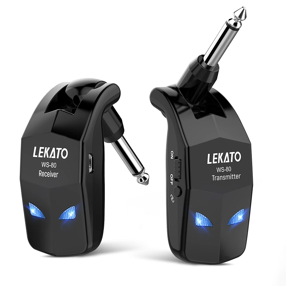 Wireless Guitar System 2.4Ghz Guitar Transmitter Receiver For Electric Guitar Wireless Transmitter Built-In Rechargeable Wireless Guitar System 2.4Ghz Guitar Transmitter Receiver For Electric Guitar Wireless Transmitter Built-In Rechargeable