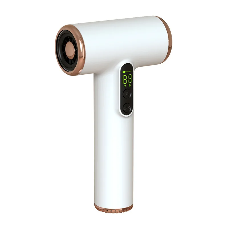 Wireless Hair Dryer 30000 Rpm High-Speed Dry Cold Warm Wind Home Dormitory Travel USB Charging Hair Wireless Hair Dryer 30000 Rpm High-Speed Dry Cold Warm Wind Home Dormitory Travel USB Charging Hair