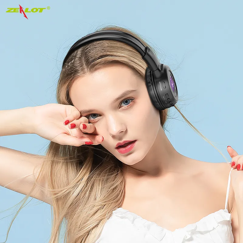 Wireless Headphones fm Radio Over Ear Bluetooth Stereo Earphone Headset for Computer Phone,Support TF card,AUX Wireless Headphones fm Radio Over Ear Bluetooth Stereo Earphone Headset for Computer Phone,Support TF card,AUX