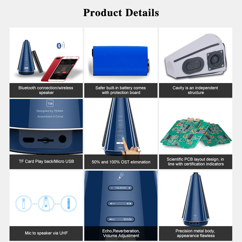 Wireless Home Karaoke Microphone Set Wireless Home Karaoke Microphone Set