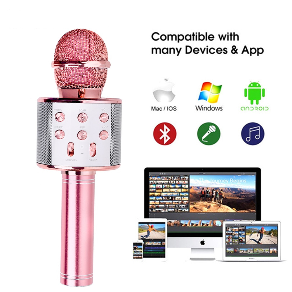 Wireless Karaoke Microphone Bluetooth Connect Wireless Karaoke Microphone Bluetooth Connect