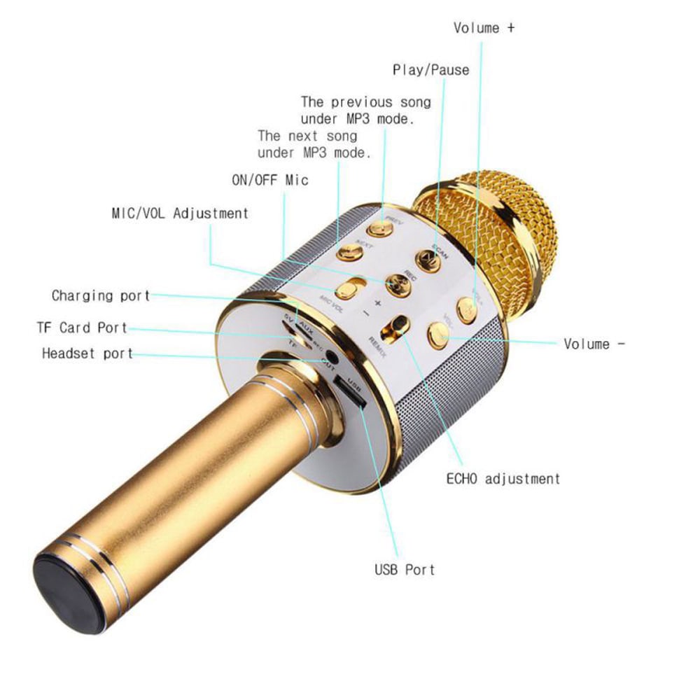 Wireless Karaoke Microphone Bluetooth Connect Wireless Karaoke Microphone Bluetooth Connect