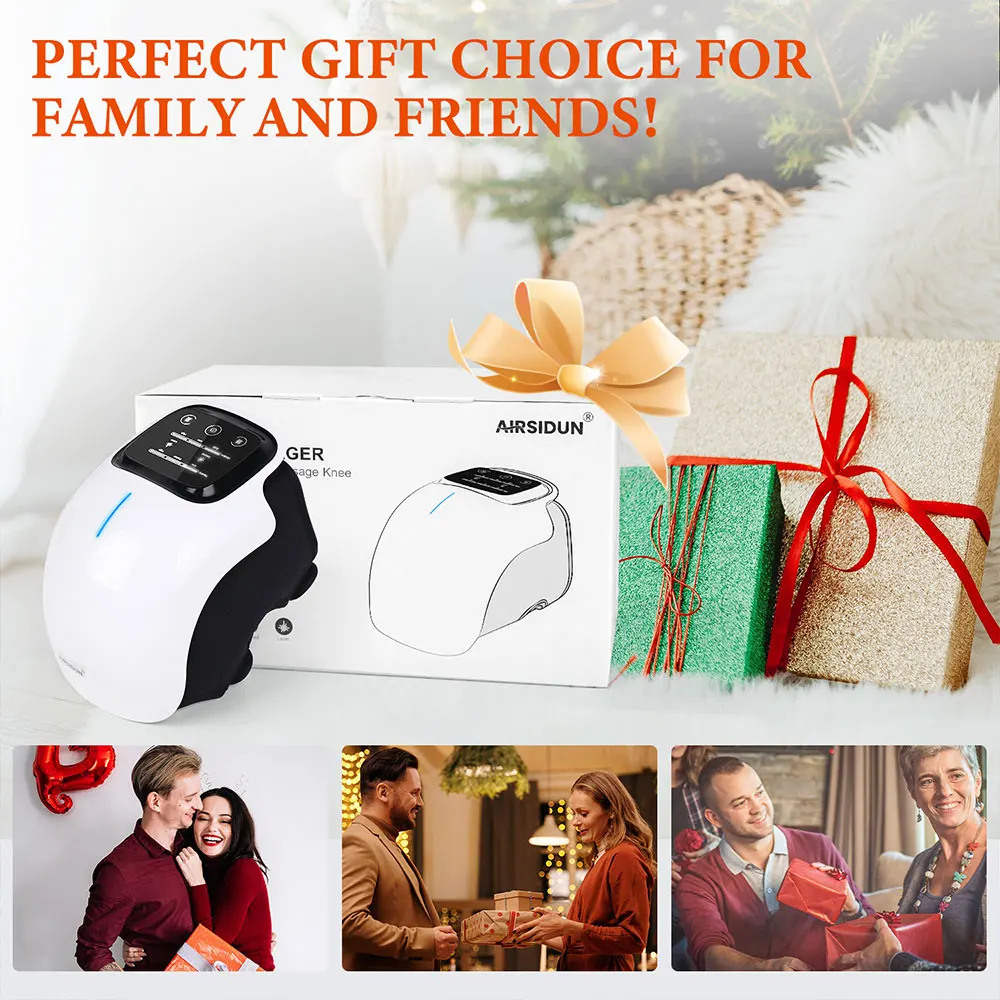 Wireless Knee Massager LED Touch Button Displays Type C Interface Charge Three Heating Modes Knee Fatigue and Pain Wireless Knee Massager LED Touch Button Displays Type C Interface Charge Three Heating Modes Knee Fatigue and Pain