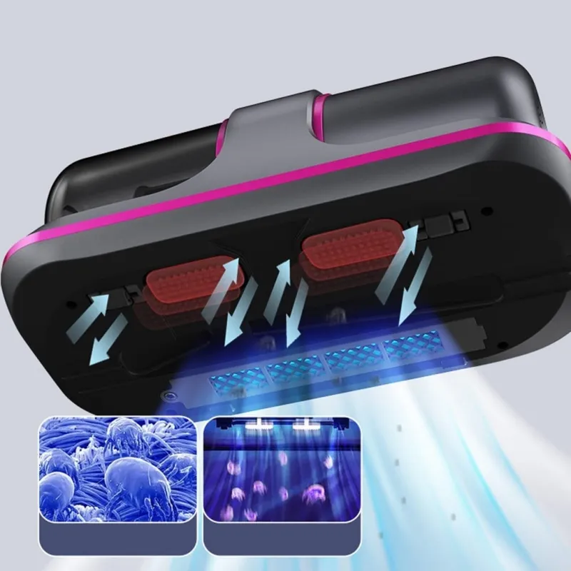 Wireless Mattress Vacuum Cleaner Cordless Handheld UVC Bed Dust Remover Indepth Cleaning Sofa Specialist 12Kpa Powerful Wireless Mattress Vacuum Cleaner Cordless Handheld UVC Bed Dust Remover Indepth Cleaning Sofa Specialist 12Kpa Powerful