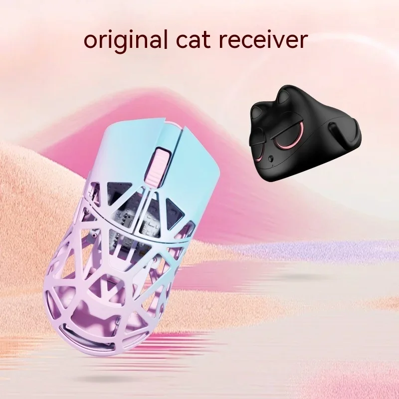 Wireless Mouse PAW3395 Sensor Nordic 52840 Chip Magnesium Alloy FPS Gaming Mouse Two Mode 34g Gamer Office