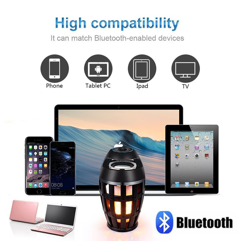Wireless Outdoor Speaker LED Flame Lamp 2 in 1 Wireless Outdoor Speaker LED Flame Lamp 2 in 1