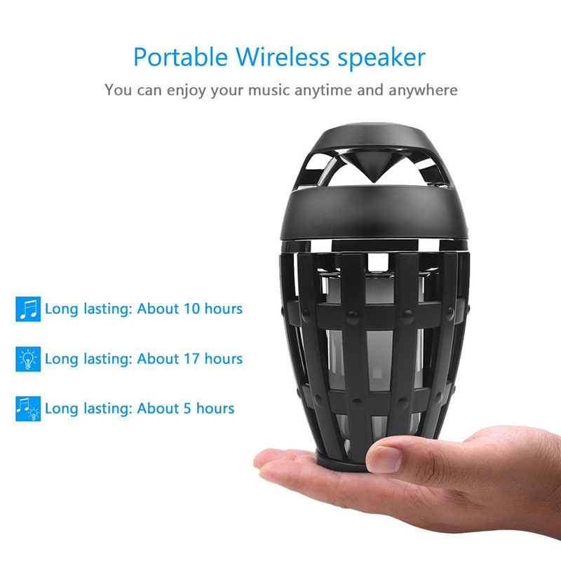 Wireless Outdoor Speaker LED Flame Lamp 2 in 1 Wireless Outdoor Speaker LED Flame Lamp 2 in 1