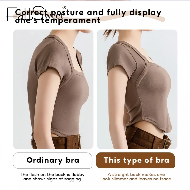 Wireless Posture Correction Bra for Women Seamless Push Up Bralette with Cross Back Support for Daily Shaping Lingerie Wireless Posture Correction Bra for Women Seamless Push Up Bralette with Cross Back Support for Daily Shaping Lingerie
