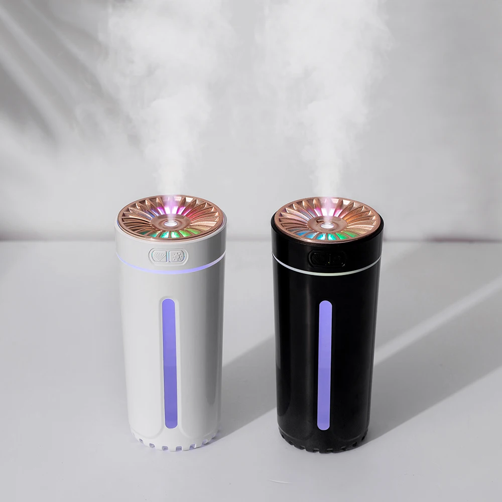 Wireless Rechargeable Car Air Humidifier Portable 300ML USB Diffuser Mist Maker for Home Bedroom with RGB LED Colorful Wireless Rechargeable Car Air Humidifier Portable 300ML USB Diffuser Mist Maker for Home Bedroom with RGB LED Colorful