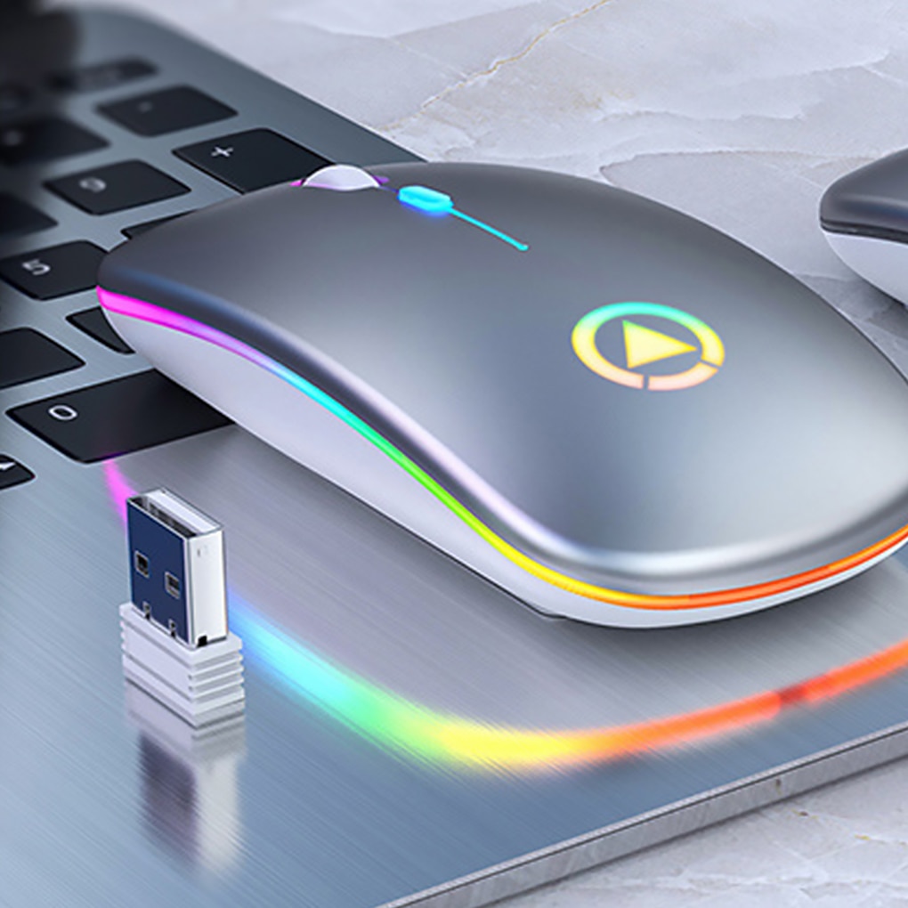 Wireless Rechargeable Mouse With LED Light Wireless Rechargeable Mouse With LED Light