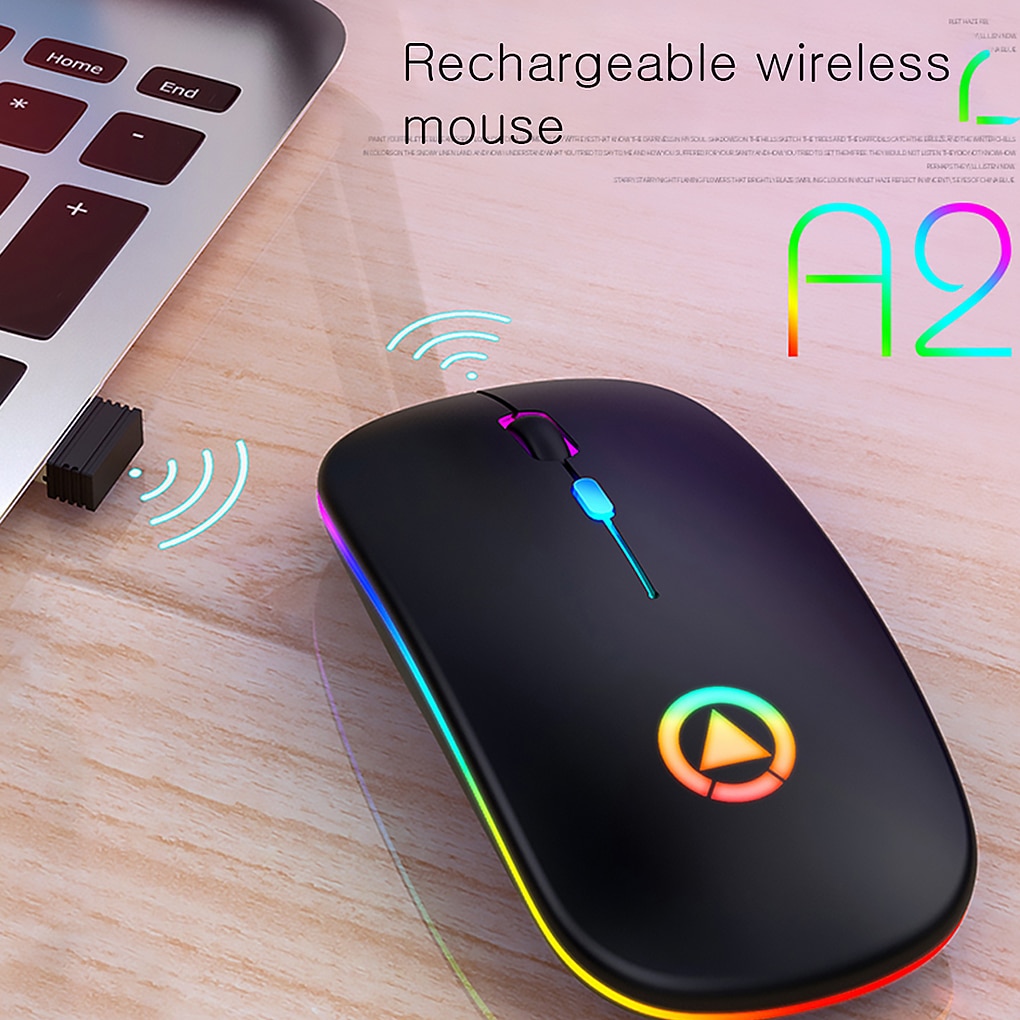 Wireless Rechargeable Mouse With LED Light Wireless Rechargeable Mouse With LED Light