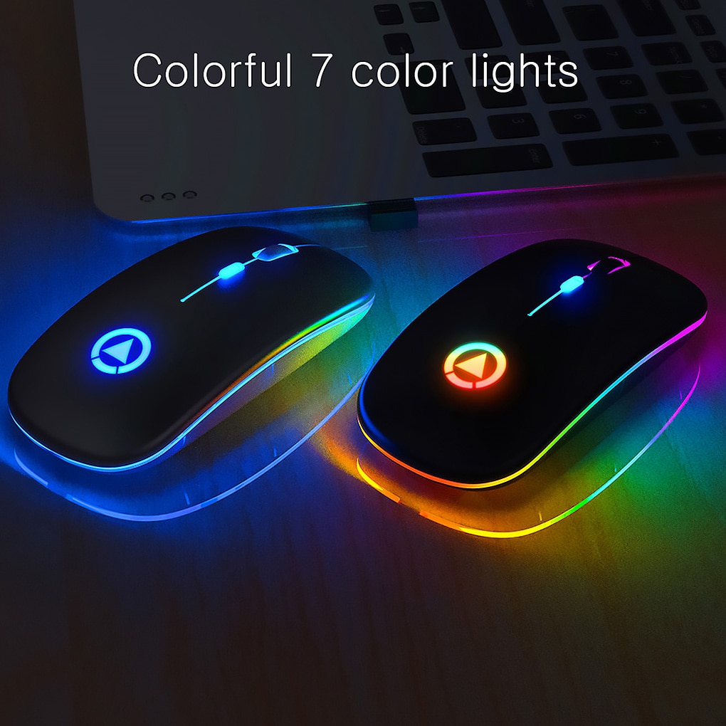 Wireless Rechargeable Mouse With LED Light Wireless Rechargeable Mouse With LED Light