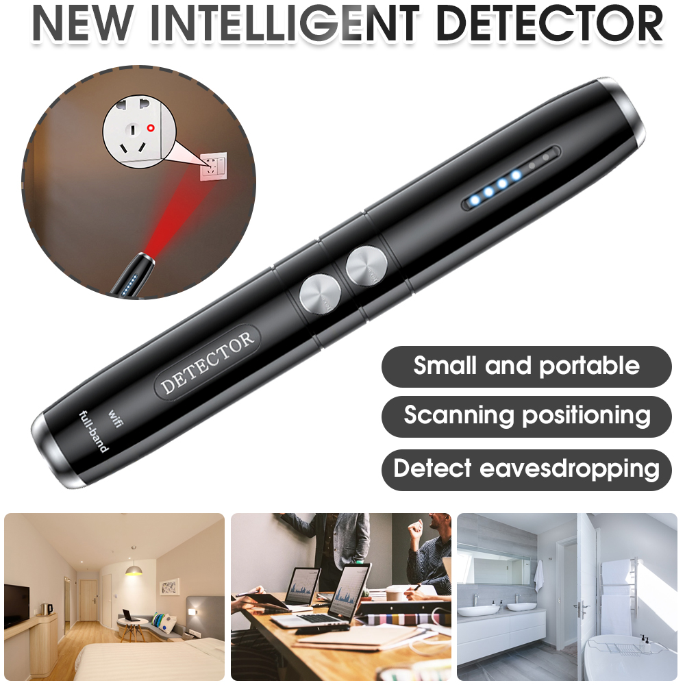 Wireless RF Signal Detector Anti Spy Camera GSM Finder Wiretapping Scanner Anti Candid Camera Detector Hidden Cam Buster Wireless RF Signal Detector Anti Spy Camera GSM Finder Wiretapping Scanner Anti Candid Camera Detector Hidden Cam Buster