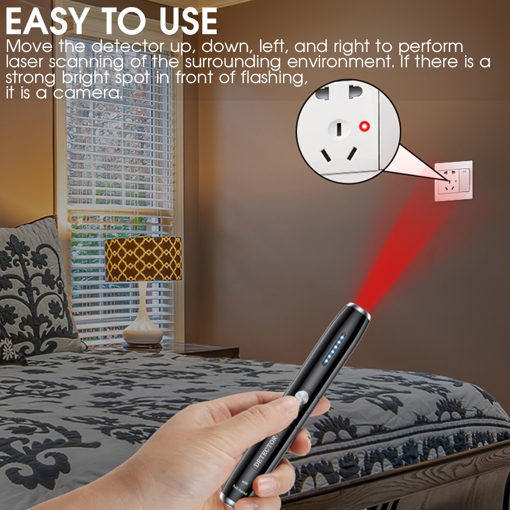Wireless RF Signal Detector Anti Spy Camera GSM Finder Wiretapping Scanner Anti Candid Camera Detector Hidden Cam Buster Wireless RF Signal Detector Anti Spy Camera GSM Finder Wiretapping Scanner Anti Candid Camera Detector Hidden Cam Buster
