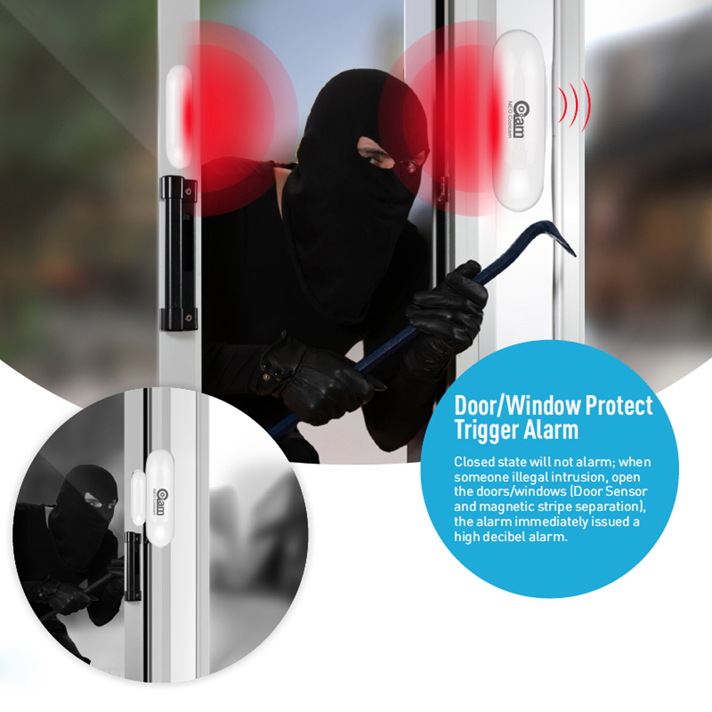 Wireless Security System Sensor Alarm