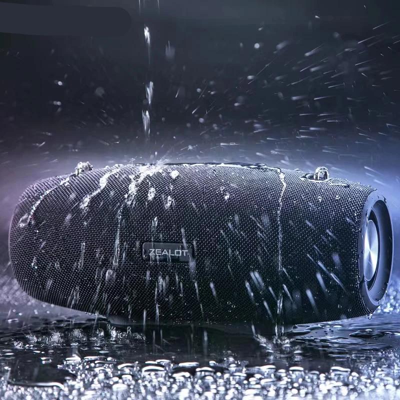 Wireless Speaker With Shoulder Strap,Outdoor,Waterproof,Portable Speaker with Loud Stero and Booming Bass,40H Playtime Wireless Speaker With Shoulder Strap,Outdoor,Waterproof,Portable Speaker with Loud Stero and Booming Bass,40H Playtime
