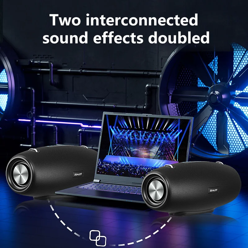 Wireless Speaker With Shoulder Strap,Outdoor,Waterproof,Portable Speaker with Loud Stero and Booming Bass,40H Playtime