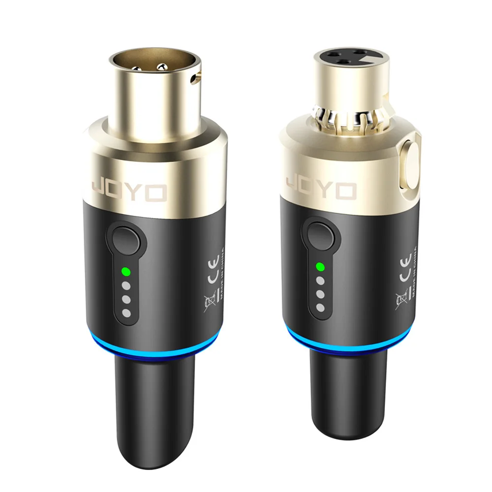 Wireless XLR Cable Receiver and Transmitter Microphone System 5.8GHz Plug-on XLR Mic Adapter Wireless Transmitter and Wireless XLR Cable Receiver and Transmitter Microphone System 5.8GHz Plug-on XLR Mic Adapter Wireless Transmitter and