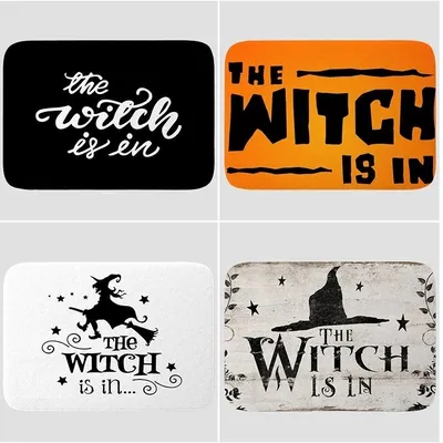 Witch Doormat Halloween Mat Decoration