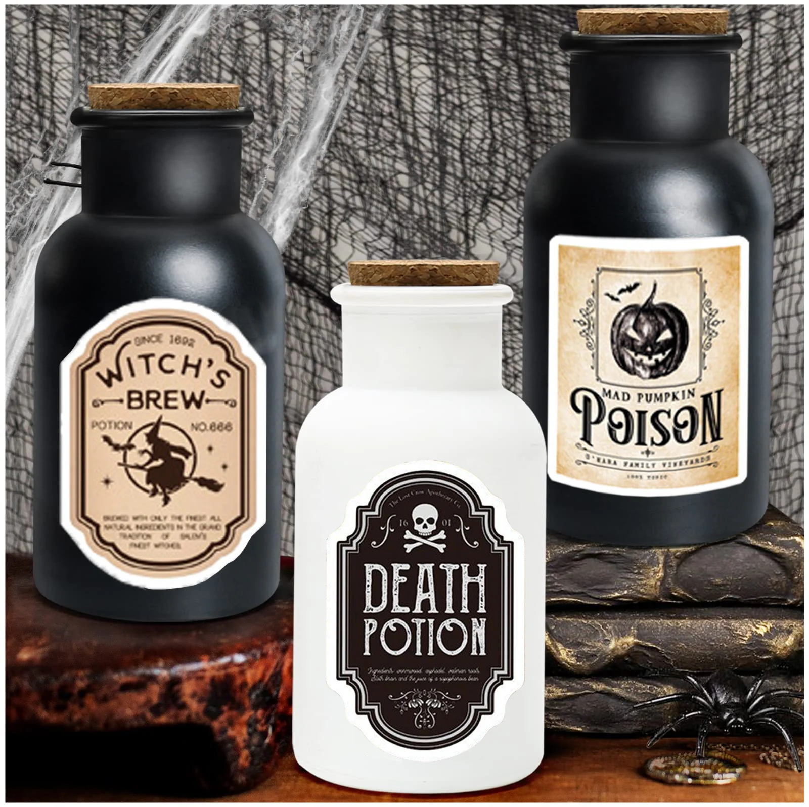 Witch Potion Bottle Halloween Decor