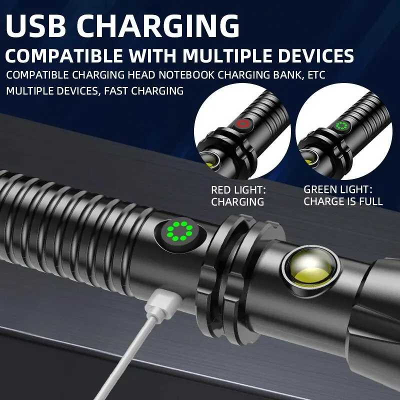 Wolf Tooth Stick Flashlight Strong Light Charging Outdoor Super Bright Multi Functional Telescopic Self Defense Window Wolf Tooth Stick Flashlight Strong Light Charging Outdoor Super Bright Multi Functional Telescopic Self Defense Window