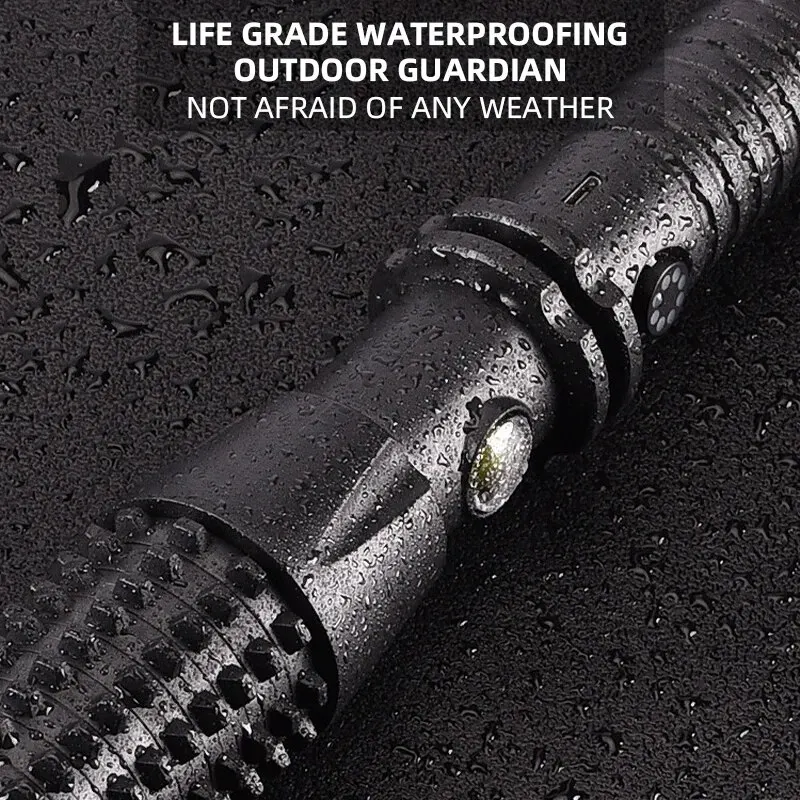 Wolf Tooth Stick Flashlight Strong Light Charging Outdoor Super Bright Multi Functional Telescopic Self Defense Window Wolf Tooth Stick Flashlight Strong Light Charging Outdoor Super Bright Multi Functional Telescopic Self Defense Window