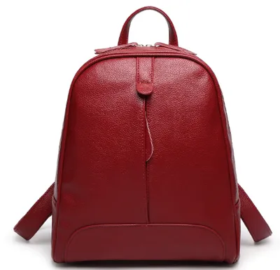 Woman Small Backpack Genuine Leather Woman Small Backpack Genuine Leather