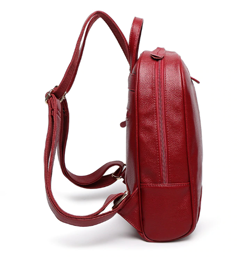 Woman Small Backpack Genuine Leather Woman Small Backpack Genuine Leather