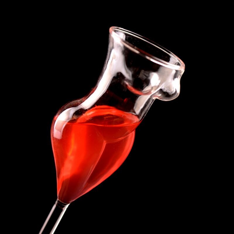 Woman's Torso Sexy Wine Glass